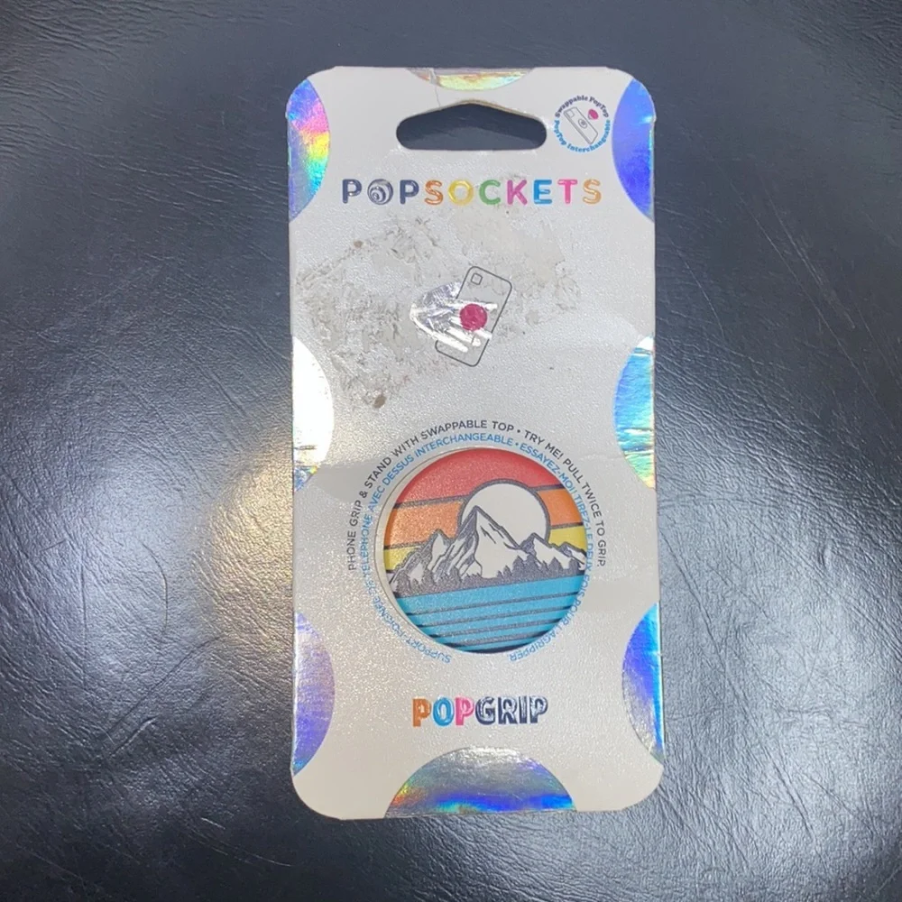 PopSocket PopGrip sunset peaks